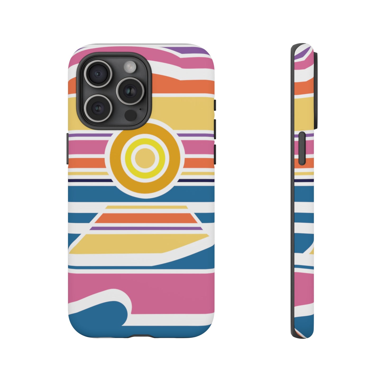 Surf Monkey - 70's Retro - White Phone Case