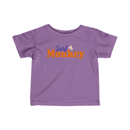 Surf Monkey - Logo - Unisex Infant Fine Jersey Tee