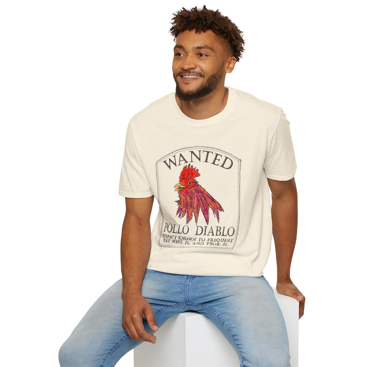 The Floridian - Light Diablo Pollo - Unisex Crew Softstyle T-Shirt