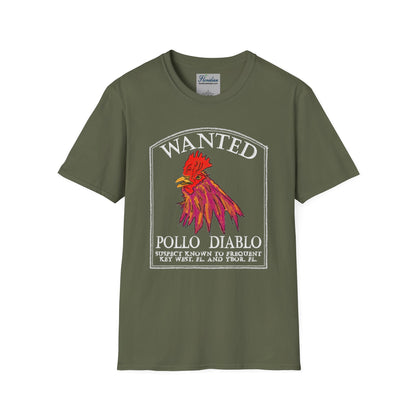 The Floridian - Dark Diablo Pollo - Unisex Crew Softstyle T-Shirt