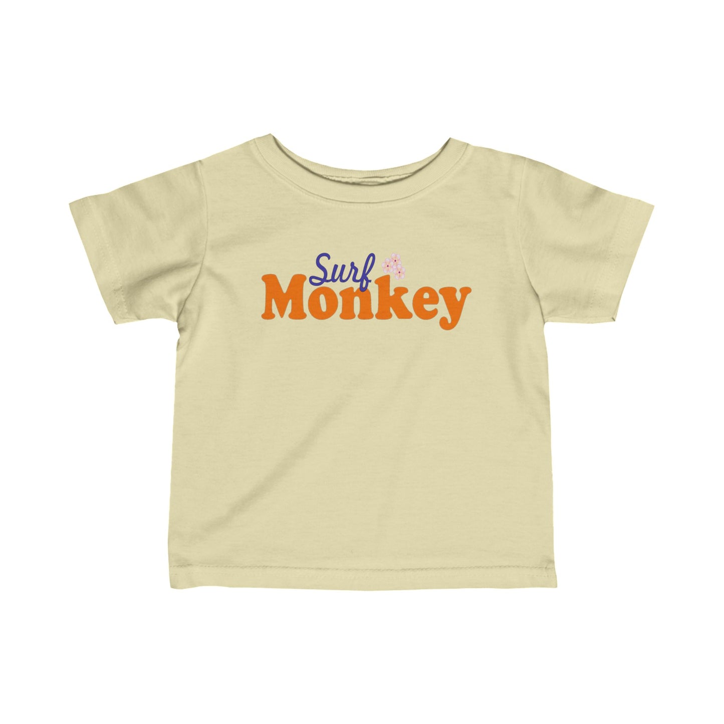 Surf Monkey - Logo - Unisex Infant Fine Jersey Tee