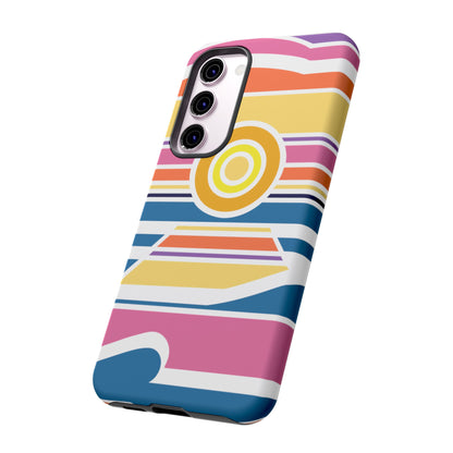 Surf Monkey - 70's Retro - White Phone Case