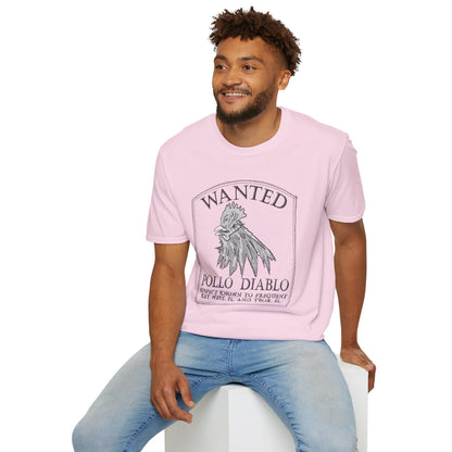 The Floridian - B&W Diablo Pollo - Unisex Crew Softstyle T-Shirt