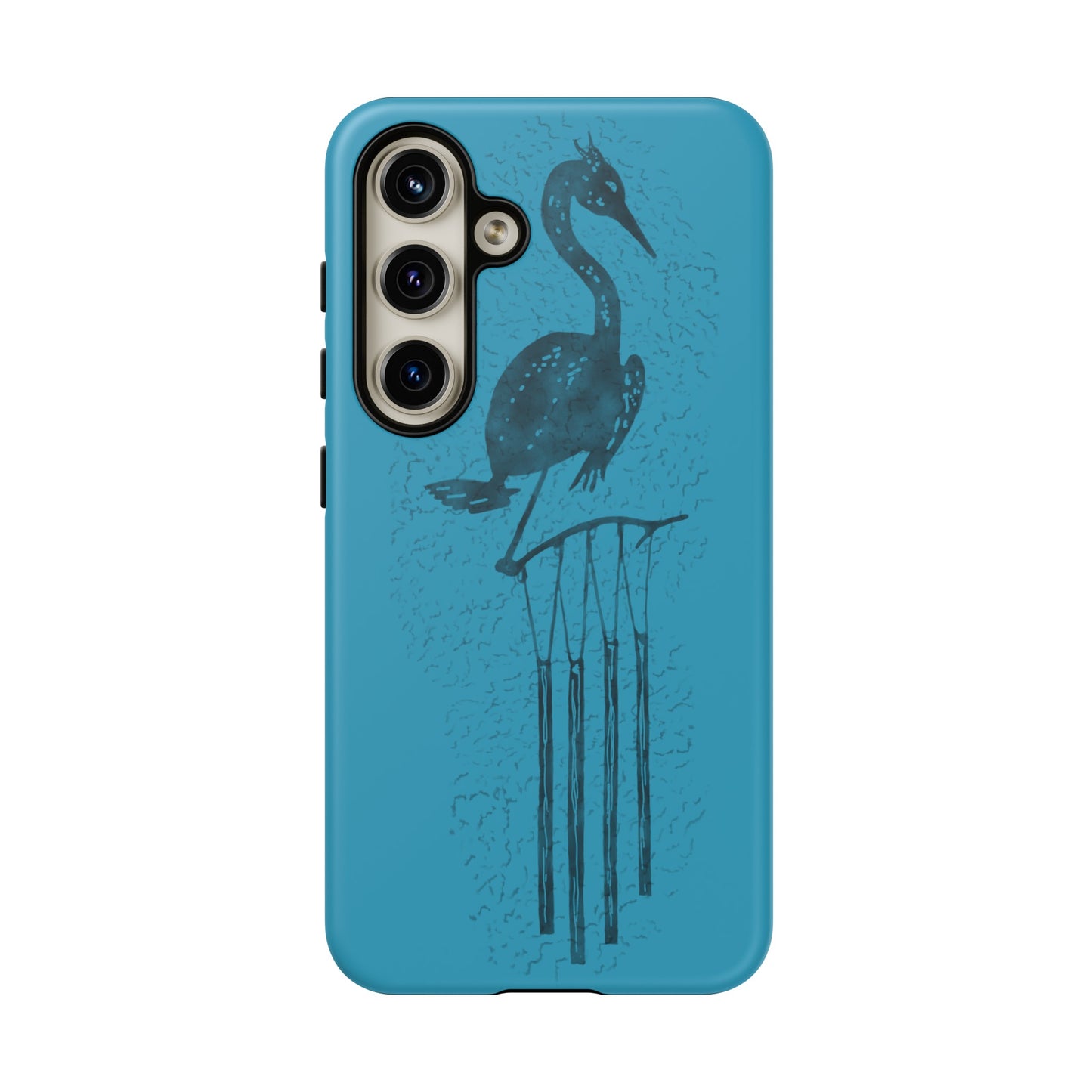 The Floridian - Sandhill Crane - Turquoise Phone Case