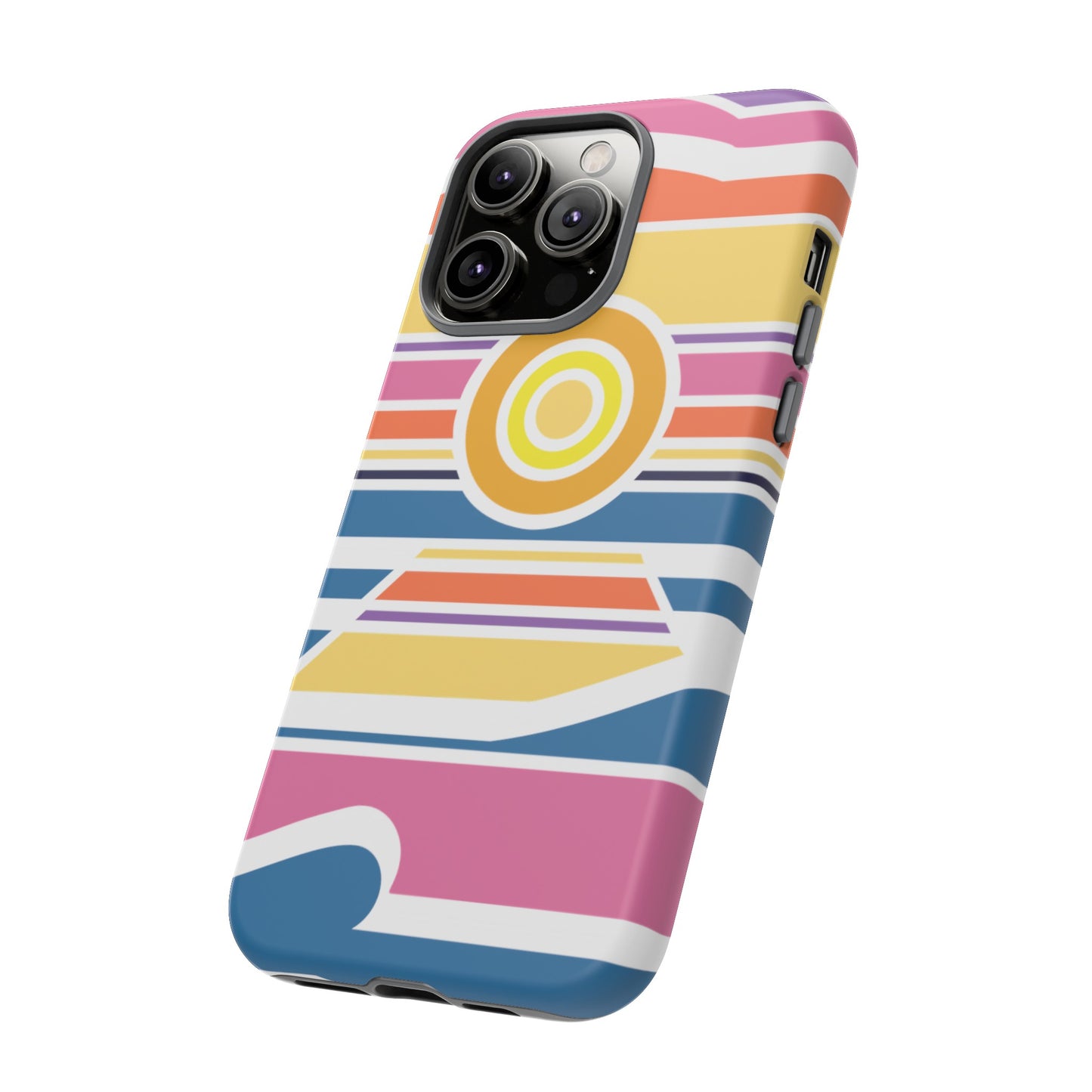 Surf Monkey - 70's Retro - White Phone Case