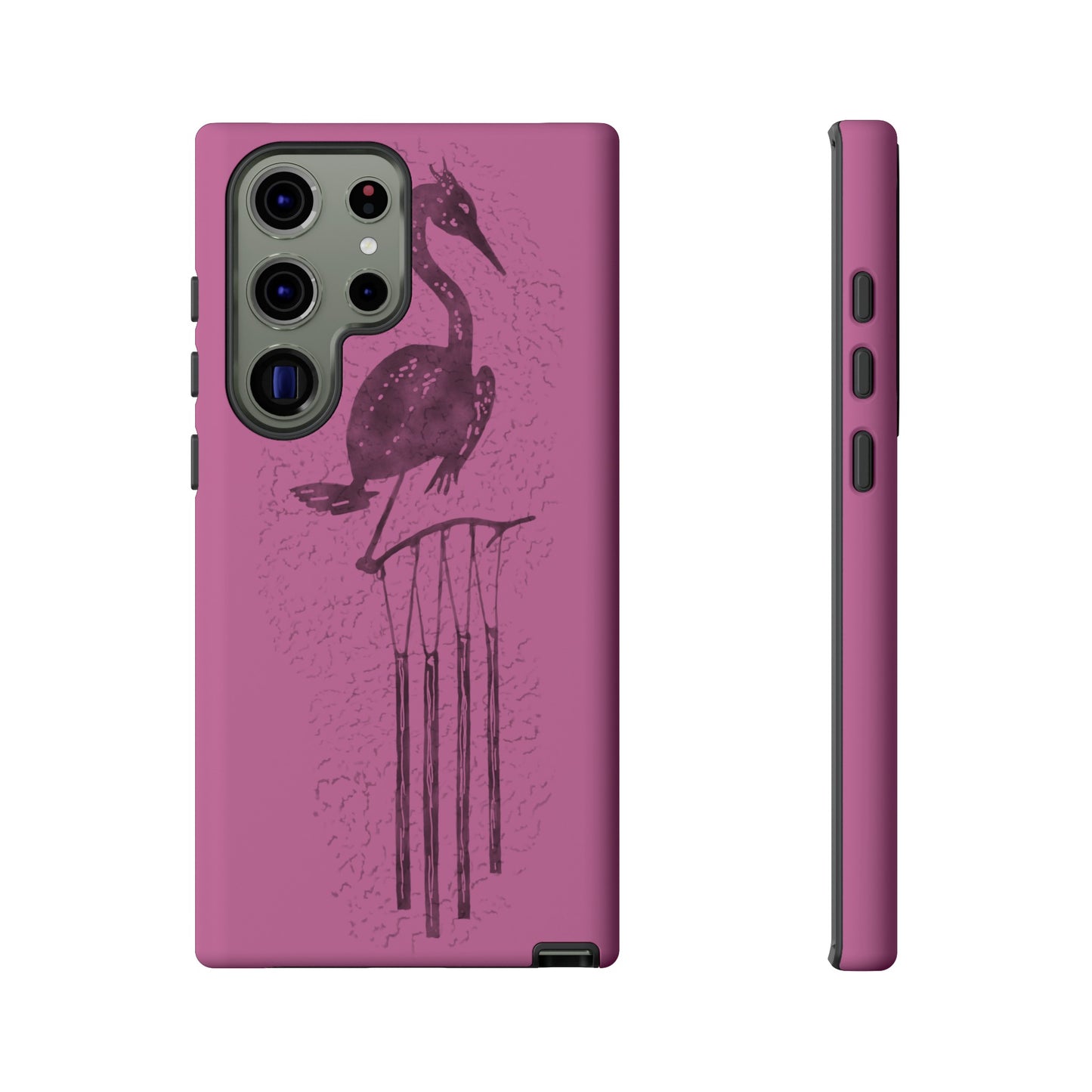 The Floridian - Sandhill Crane - Pink Phone Case