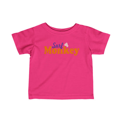 Surf Monkey - Logo - Unisex Infant Fine Jersey Tee