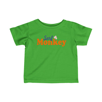 Surf Monkey - Logo - Unisex Infant Fine Jersey Tee