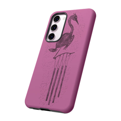 The Floridian - Sandhill Crane - Pink Phone Case