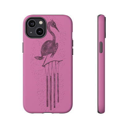 The Floridian - Sandhill Crane - Pink Phone Case