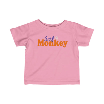 Surf Monkey - Logo - Unisex Infant Fine Jersey Tee