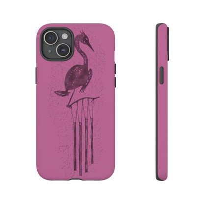 The Floridian - Sandhill Crane - Pink Phone Case