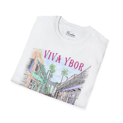 The Floridian - Color Viva Ybor - Unisex Crew Softstyle T-Shirt