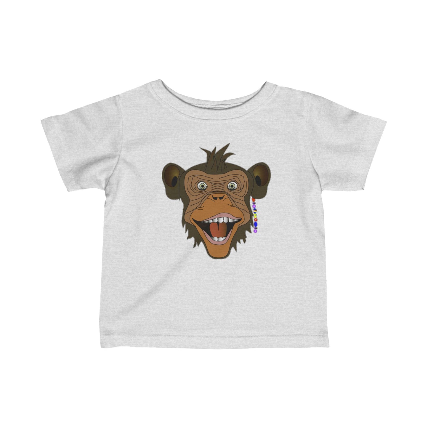 Surf Monkey - Head - Unisex Infant Fine Jersey Tee