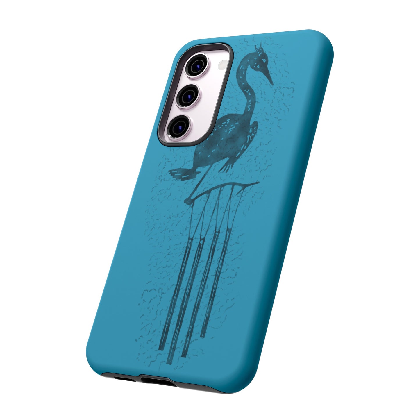 The Floridian - Sandhill Crane - Turquoise Phone Case