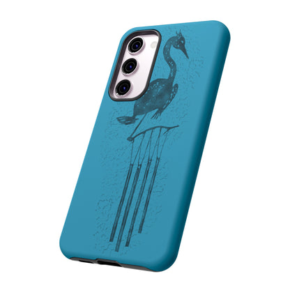 The Floridian - Sandhill Crane - Turquoise Phone Case