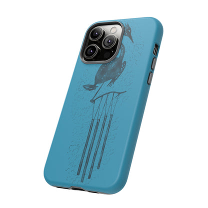 The Floridian - Sandhill Crane - Turquoise Phone Case