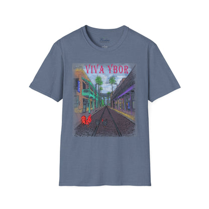 The Floridian - Color Viva Ybor - Unisex Crew Softstyle T-Shirt