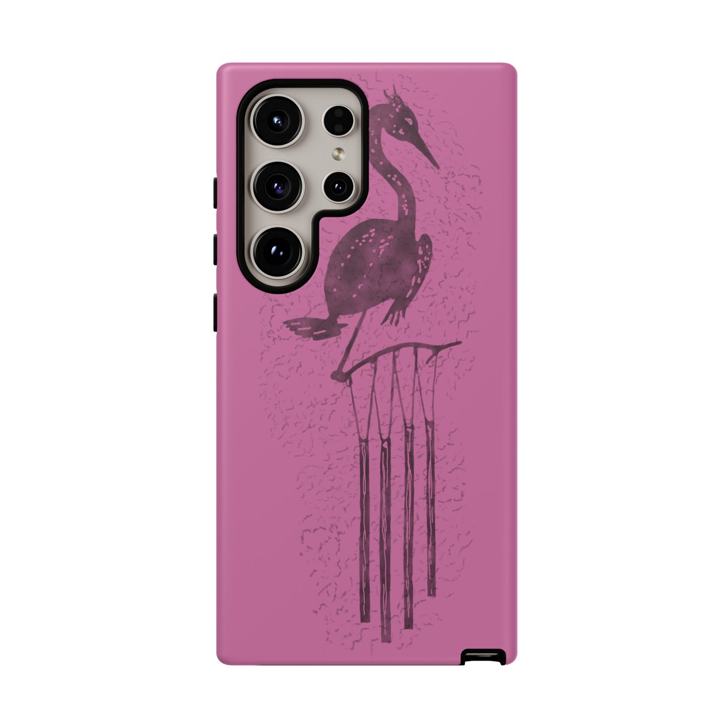 The Floridian - Sandhill Crane - Pink Phone Case