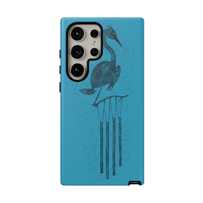 The Floridian - Sandhill Crane - Turquoise Phone Case