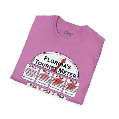 The Floridian - Florida's Tourist Meter - Unisex Crew Softstyle T-Shirt