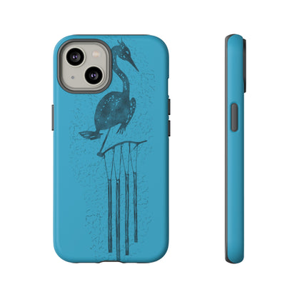 The Floridian - Sandhill Crane - Turquoise Phone Case