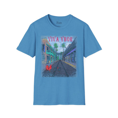 The Floridian - Color Viva Ybor - Unisex Crew Softstyle T-Shirt
