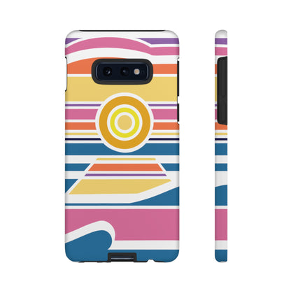 Surf Monkey - 70's Retro - White Phone Case