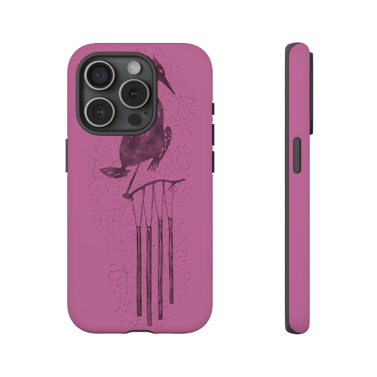 The Floridian - Sandhill Crane - Pink Phone Case