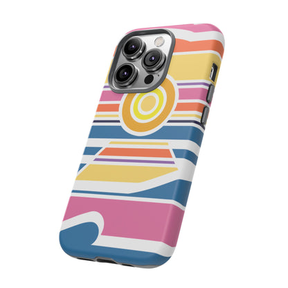 Surf Monkey - 70's Retro - White Phone Case