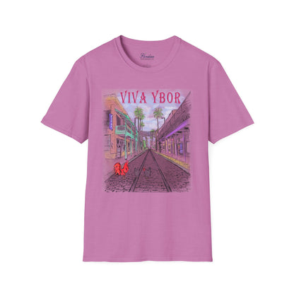 The Floridian - Color Viva Ybor - Unisex Crew Softstyle T-Shirt
