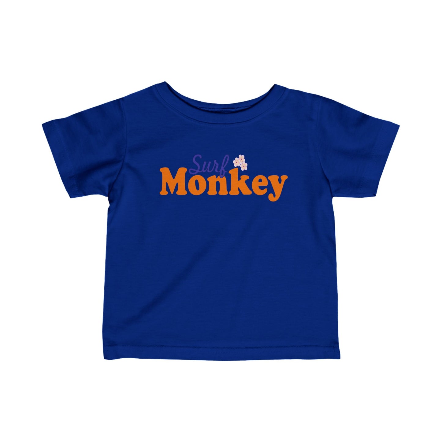 Surf Monkey - Logo - Unisex Infant Fine Jersey Tee