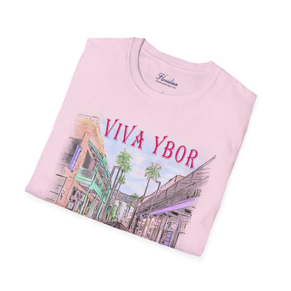 The Floridian - Color Viva Ybor - Unisex Crew Softstyle T-Shirt