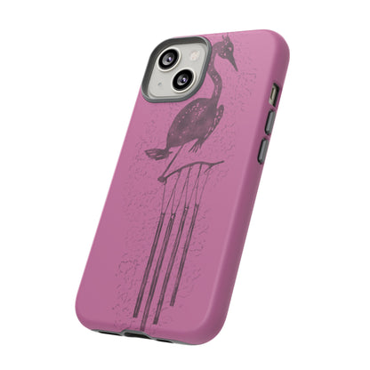 The Floridian - Sandhill Crane - Pink Phone Case