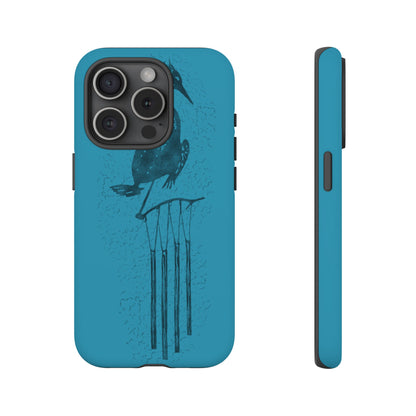 The Floridian - Sandhill Crane - Turquoise Phone Case