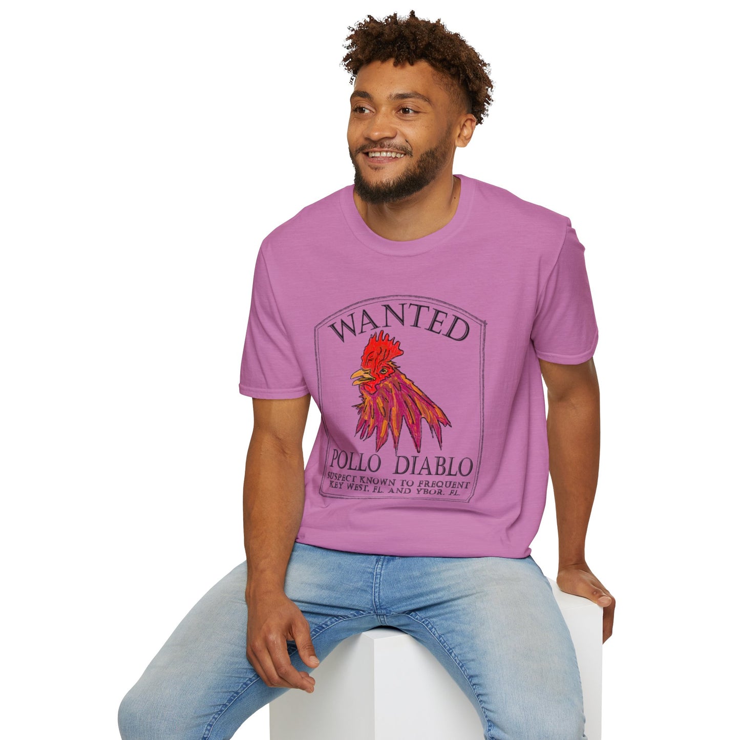 The Floridian - Light Diablo Pollo - Unisex Crew Softstyle T-Shirt