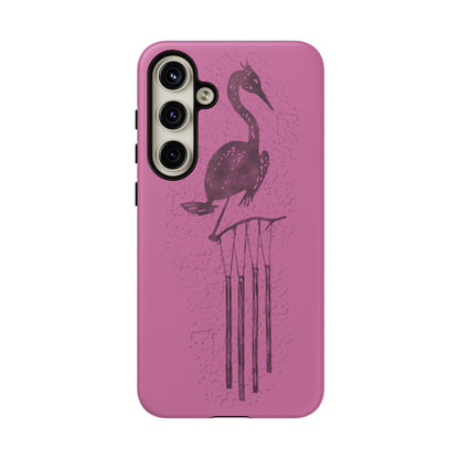 The Floridian - Sandhill Crane - Pink Phone Case