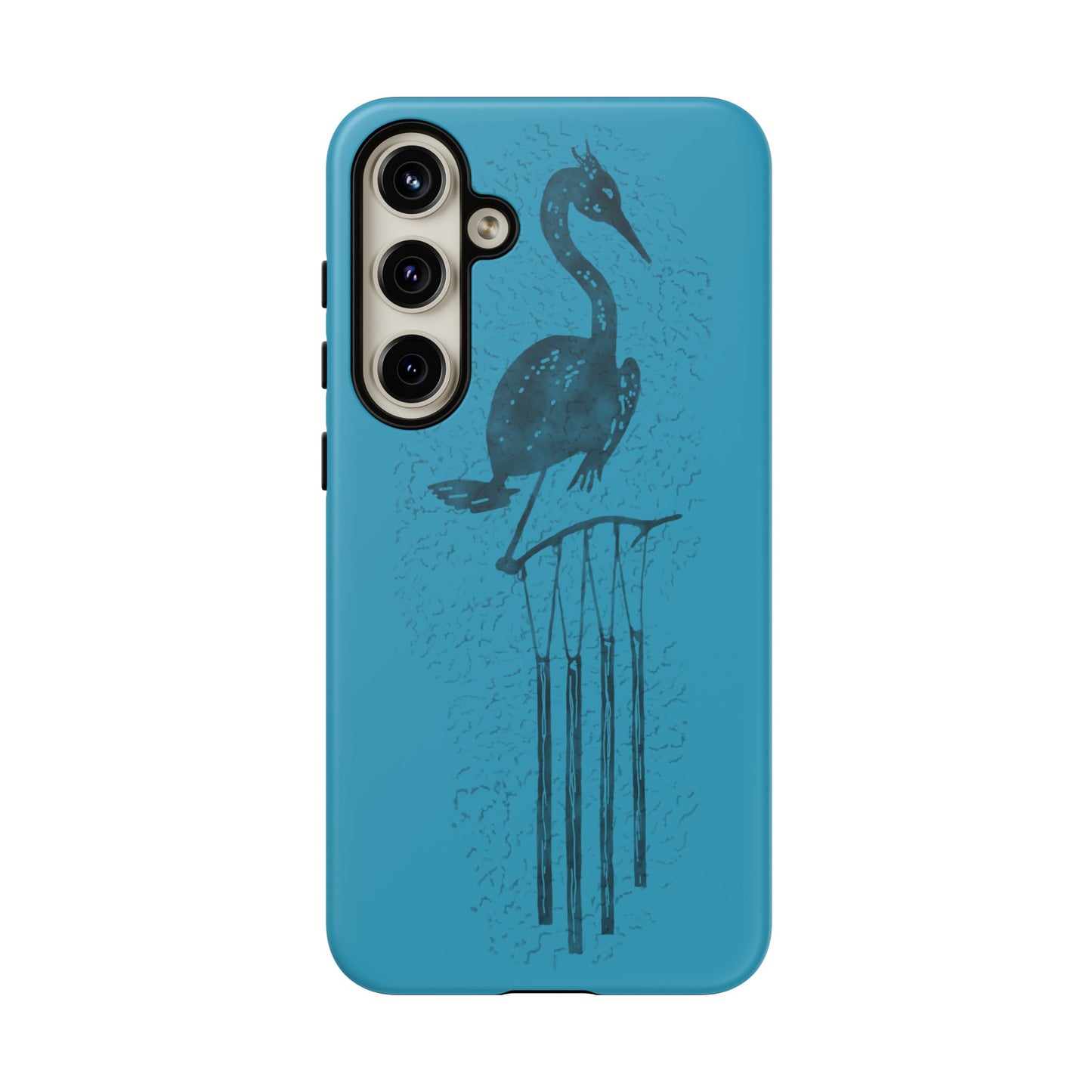 The Floridian - Sandhill Crane - Turquoise Phone Case