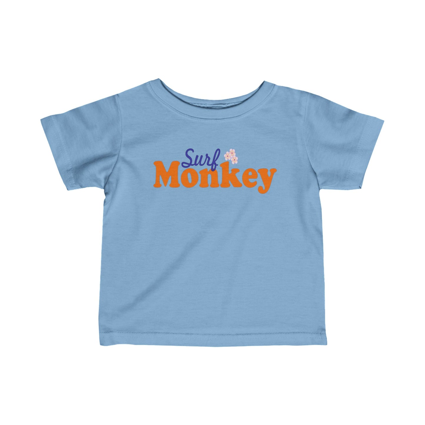 Surf Monkey - Logo - Unisex Infant Fine Jersey Tee