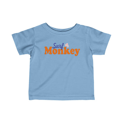 Surf Monkey - Logo - Unisex Infant Fine Jersey Tee