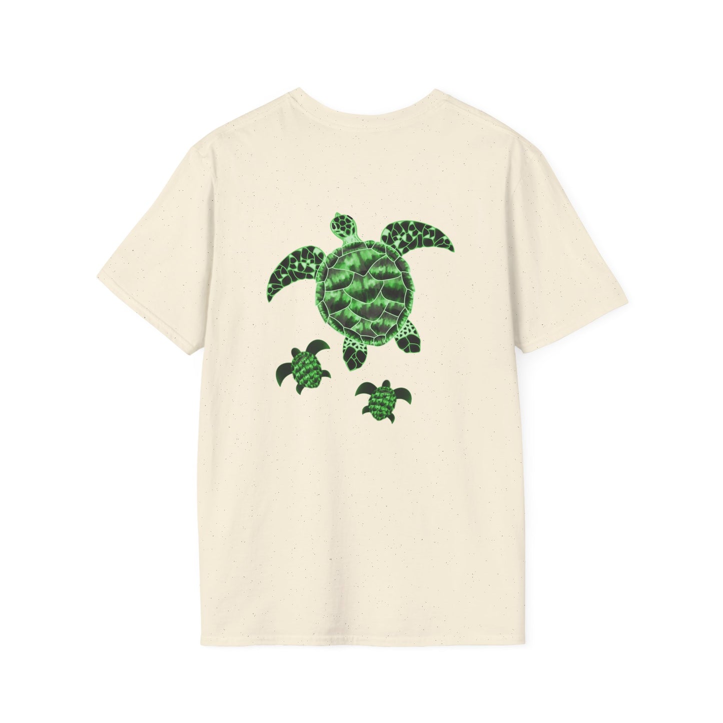 The Floridian - Green Hawksbill Turtles - Unisex Crew Softstyle T-Shirt