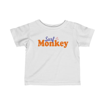 Surf Monkey - Logo - Unisex Infant Fine Jersey Tee