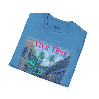 The Floridian - Color Viva Ybor - Unisex Crew Softstyle T-Shirt