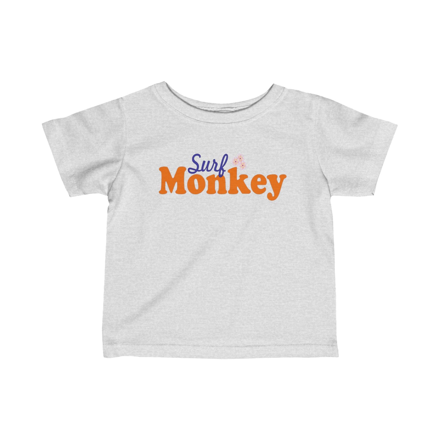 Surf Monkey - Logo - Unisex Infant Fine Jersey Tee