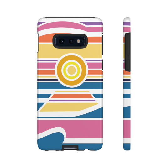 Surf Monkey - 70's Retro - White Phone Case