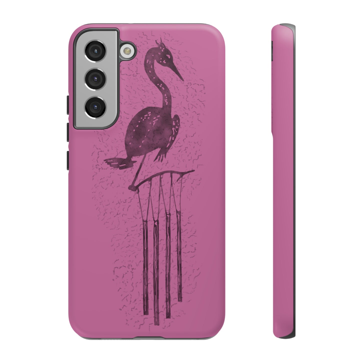 The Floridian - Sandhill Crane - Pink Phone Case