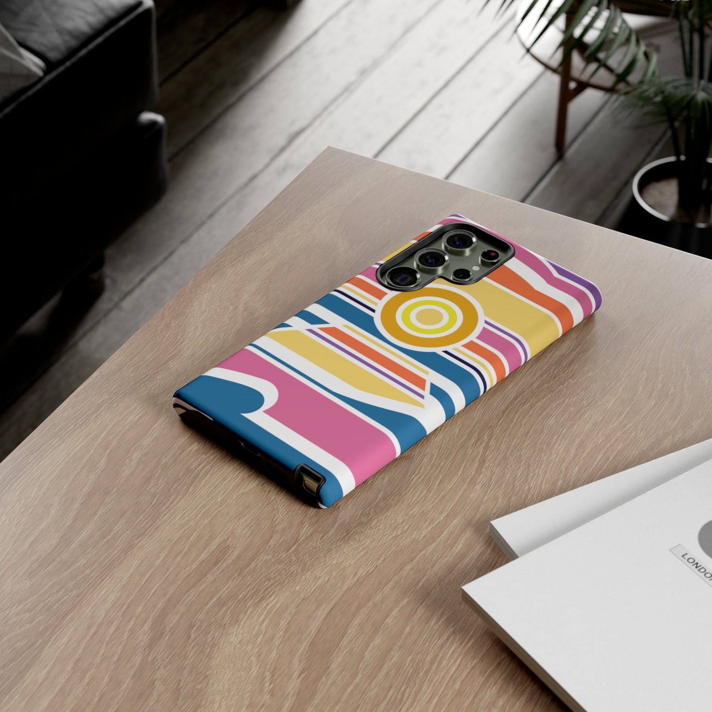 Surf Monkey - 70's Retro - White Phone Case