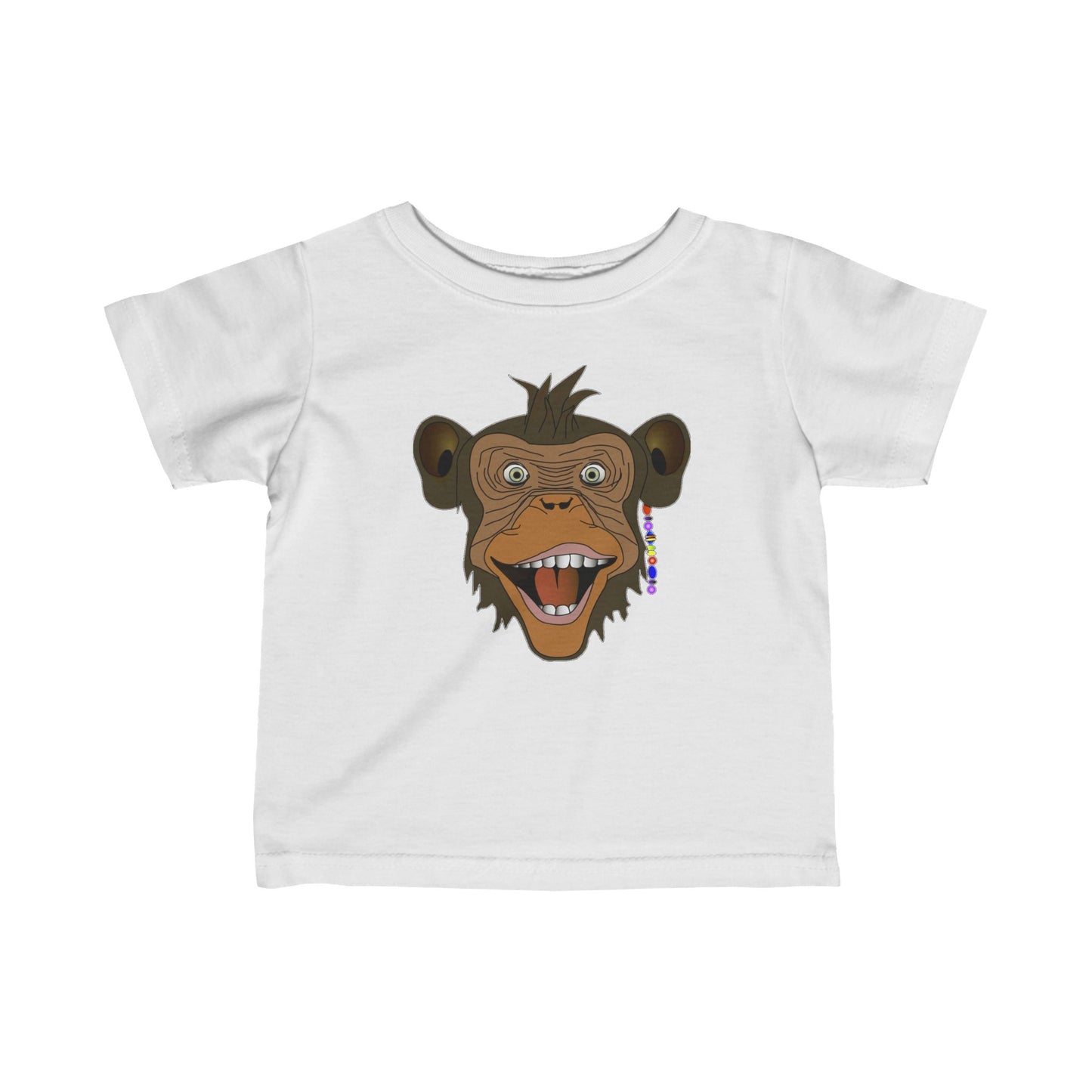 Surf Monkey - Head - Unisex Infant Fine Jersey Tee