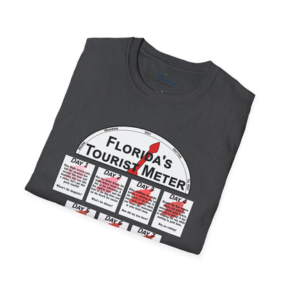 The Floridian - Florida's Tourist Meter - Unisex Crew Softstyle T-Shirt