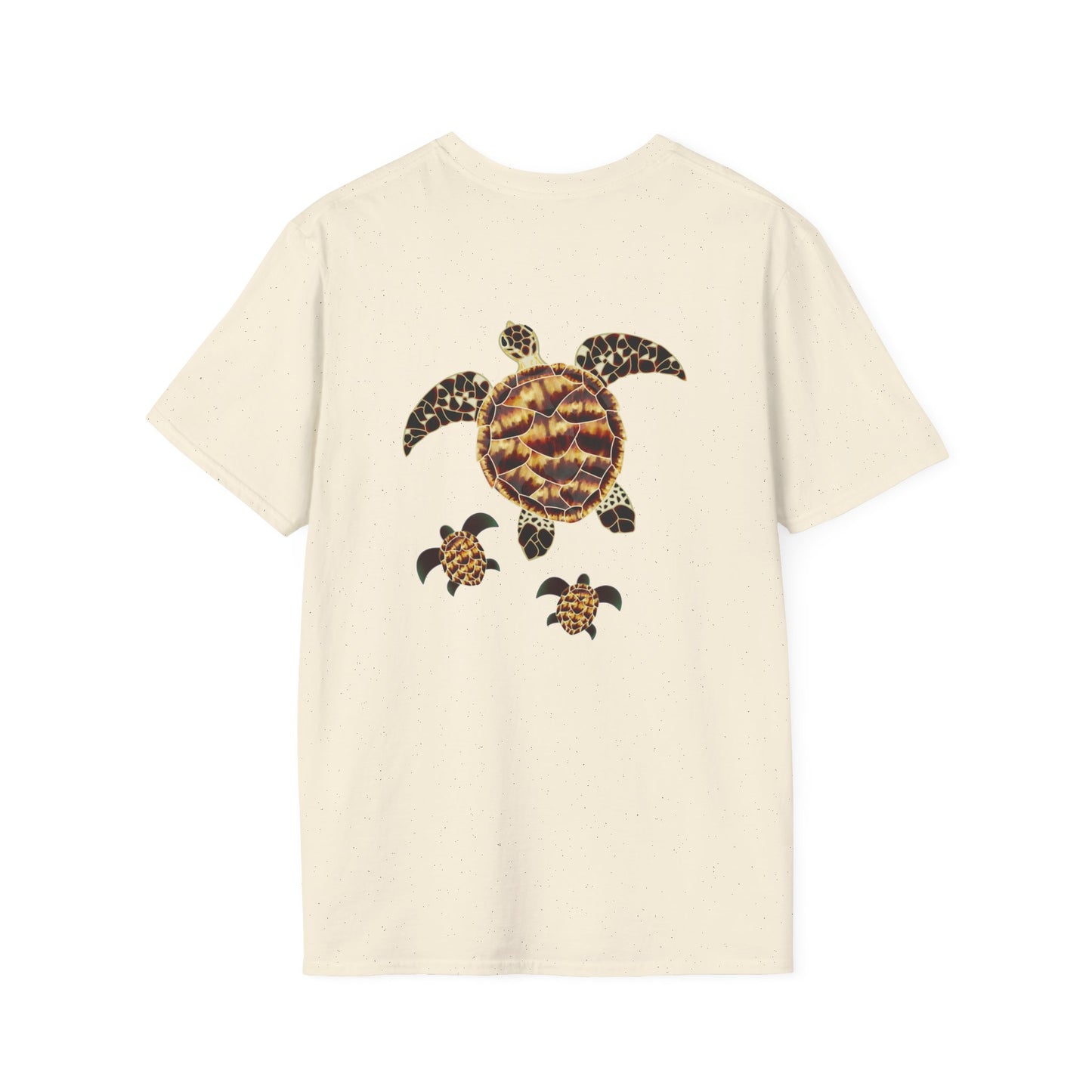 The Floridian - Tiger Hawksbill Turtles - Unisex Crew Softstyle T-Shirt